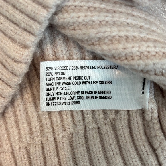 Wild Fable Cream Ribbed Sweater - Picture 3 of 3